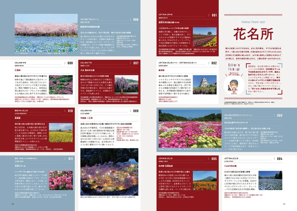 やっぱり素敵！九州の焼物再発⾒！花の名所など春のおでかけ情報が満載「九州LOVEWalker2025春」を発売
