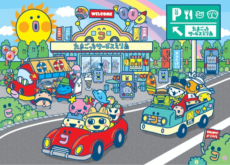 NEXCO東日本『たまごっちハイウェイスタンプラリー』を開催！ SA・PAへよりみちして限定オリジナルグッズをもらおう！